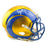 Aaron Donald Signed Los Angeles Rams Flash Mini Football Helmet (Beckett)