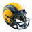 Aaron Donald Signed Los Angeles Rams Rave Mini Football Helmet (Beckett)