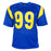 Aaron Donald Signed Los Angeles Royal Blue Football Jersey (Beckett)