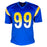 Aaron Donald Signed Los Angeles Blue Current Style Football Jersey (Beckett)