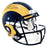 Aaron Donald Signed Los Angeles Rams Throwback 00-16 Speed Full-Size Replica Football Helmet (Beckett)
