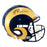 Aaron Donald Signed Los Angeles Rams Throwback 00-16 Speed Full-Size Replica Football Helmet (Beckett)