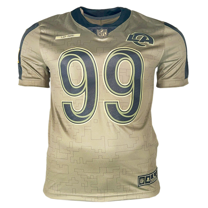 Aaron Donald Authentic Los Angeles Rams Salute Large Unsigned Nike Football Jersey