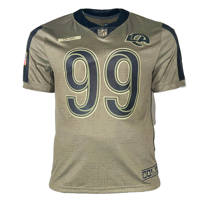 Aaron Donald Authentic Los Angeles Rams Salute XL Unsigned Nike Football Jersey