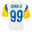 Aaron Donald Signed Los Angeles White Football Jersey (Beckett)