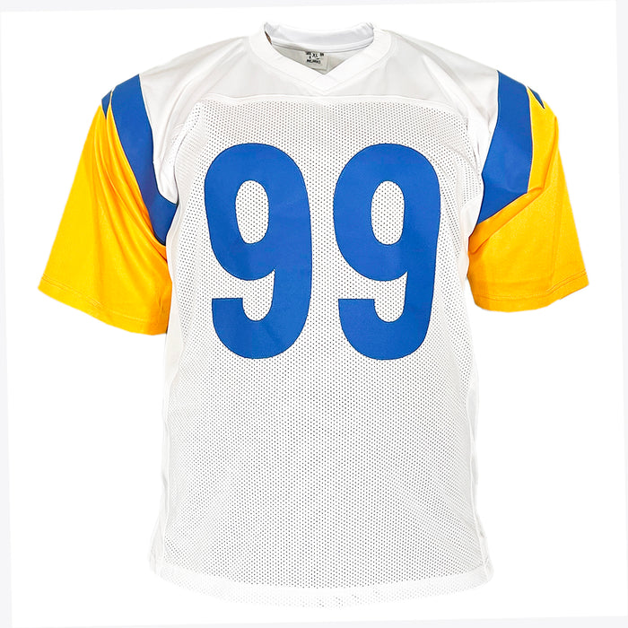 Aaron Donald Signed Los Angeles White Football Jersey (Beckett)