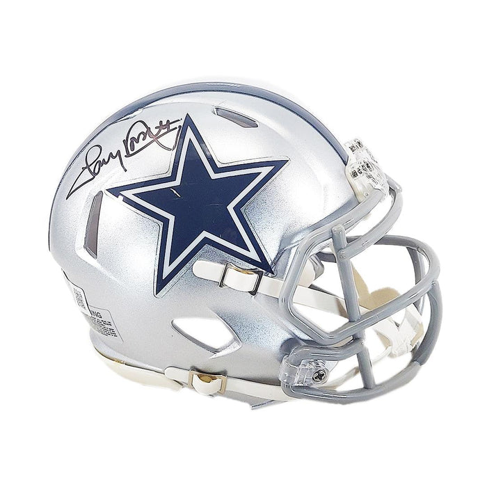Tony Dorsett Signed Dallas Cowboys Speed Mini Football Helmet (Beckett) - RSA