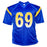 Kevin Dotson Signed Los Angeles Blue Football Jersey (Beckett)