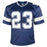Rico Dowdle Signed Dallas Navy Football Jersey (Beckett)
