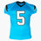 Rico Dowdle Signed Carolina Blue Game Style Football Jersey (JSA)