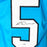 Rico Dowdle Signed Carolina Blue Game Style Football Jersey (JSA)