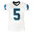 Rico Dowdle Signed Carolina White Game Style Football Jersey (JSA)