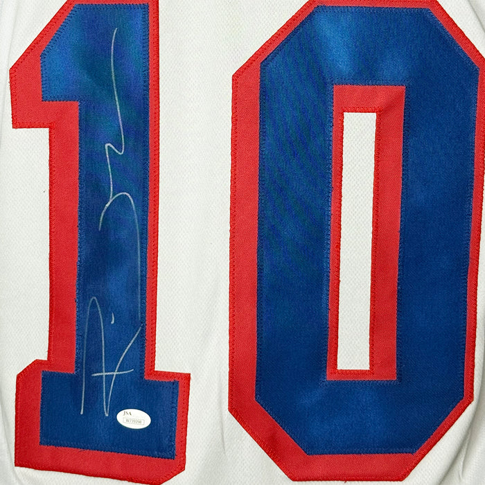 Ron Duguay Signed New York White Hockey Jersey (JSA)