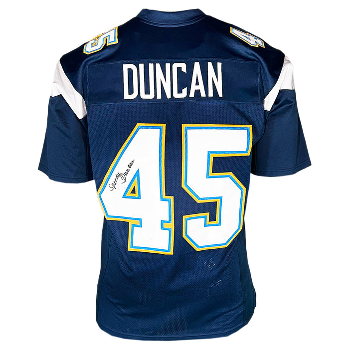 Speedy Duncan Signed San Diego Navy Football Jersey (JSA)