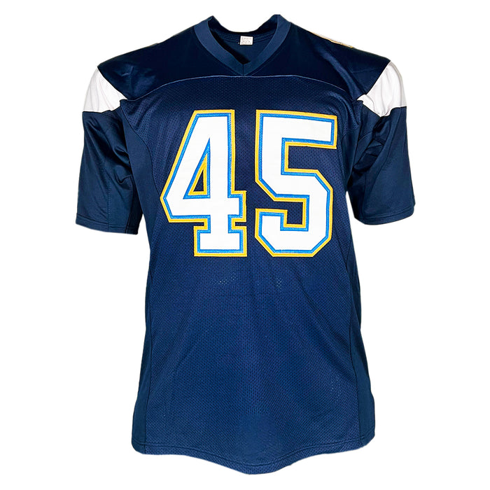 Speedy Duncan Signed San Diego Navy Football Jersey (JSA)
