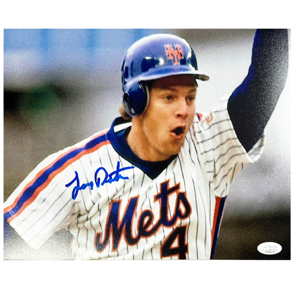 Lenny Dykstra Signed New York Pose 11 Baseball 8x10 Photo (JSA)