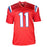 Julian Edelman Signed New England Red Football Jersey (JSA)