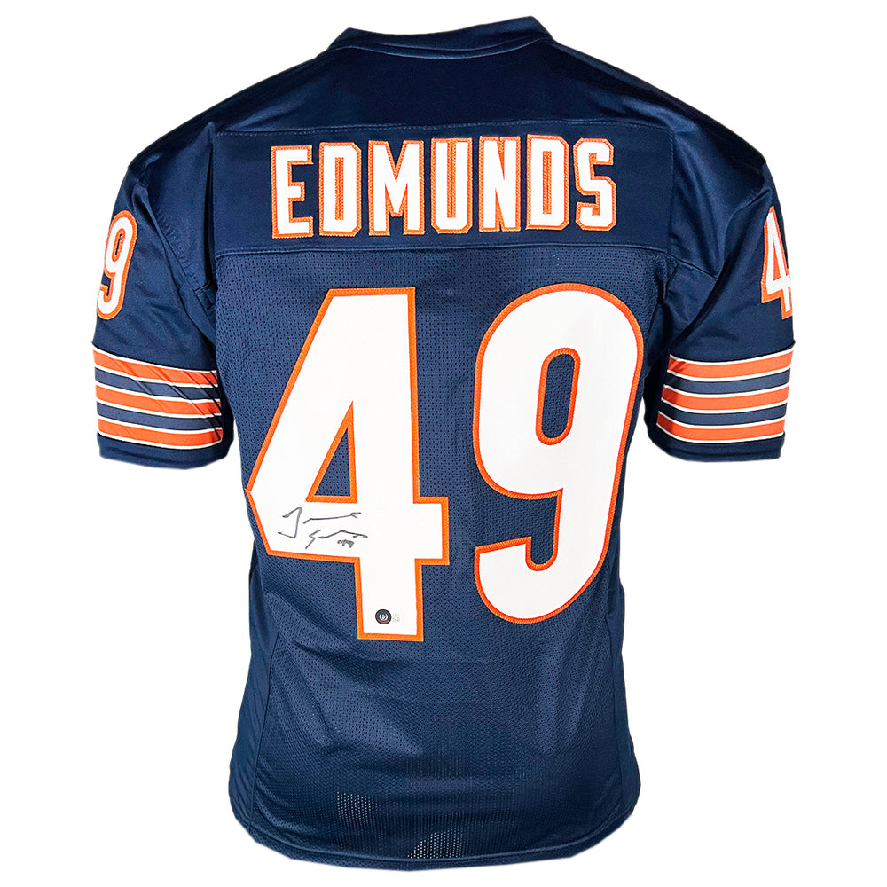 Tremaine Edmunds Signed Chicago Navy Football Jersey (Beckett)