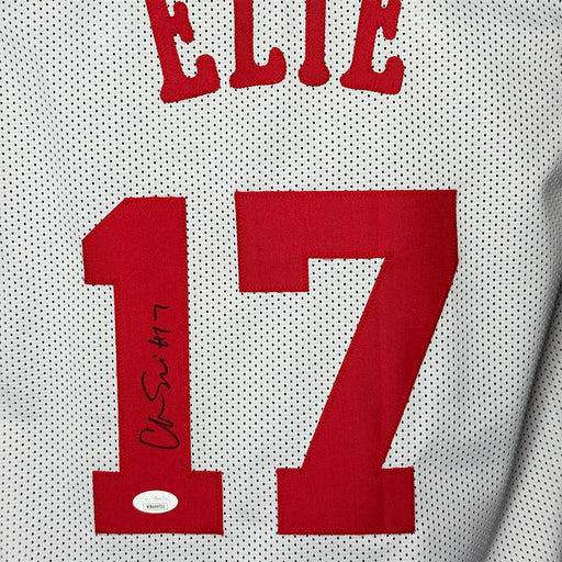 Mario Elie Signed Houston White Basketball Jersey (JSA)