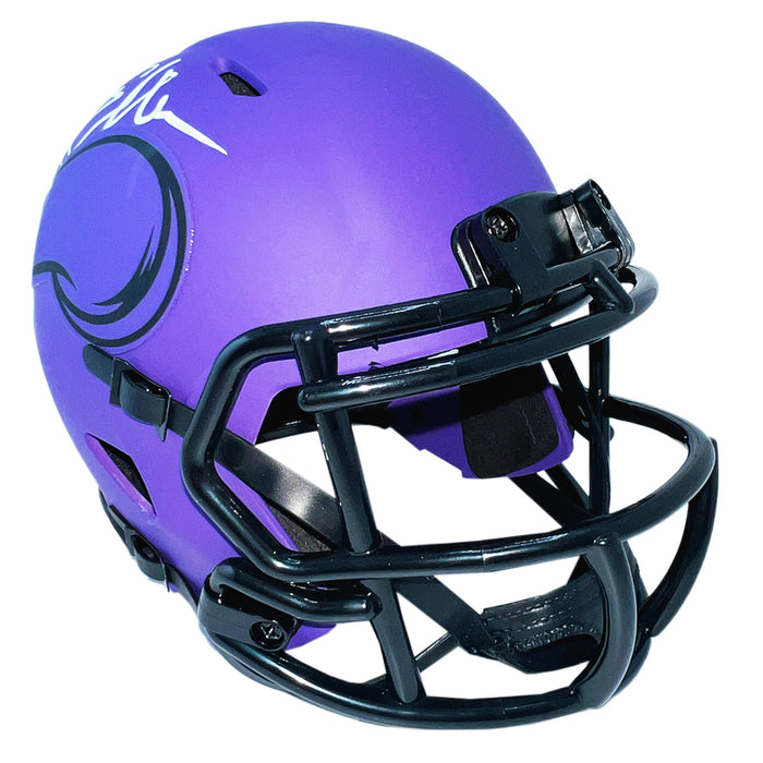 Carl Eller Signed Minnesota Vikings Rave Mini Football Helmet (Beckett)