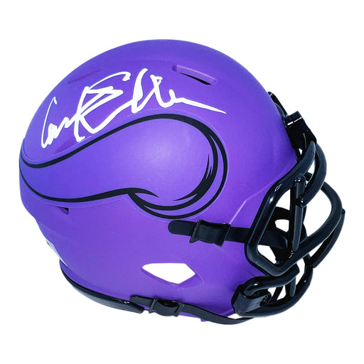 Carl Eller Signed Minnesota Vikings Rave Mini Football Helmet (Beckett)
