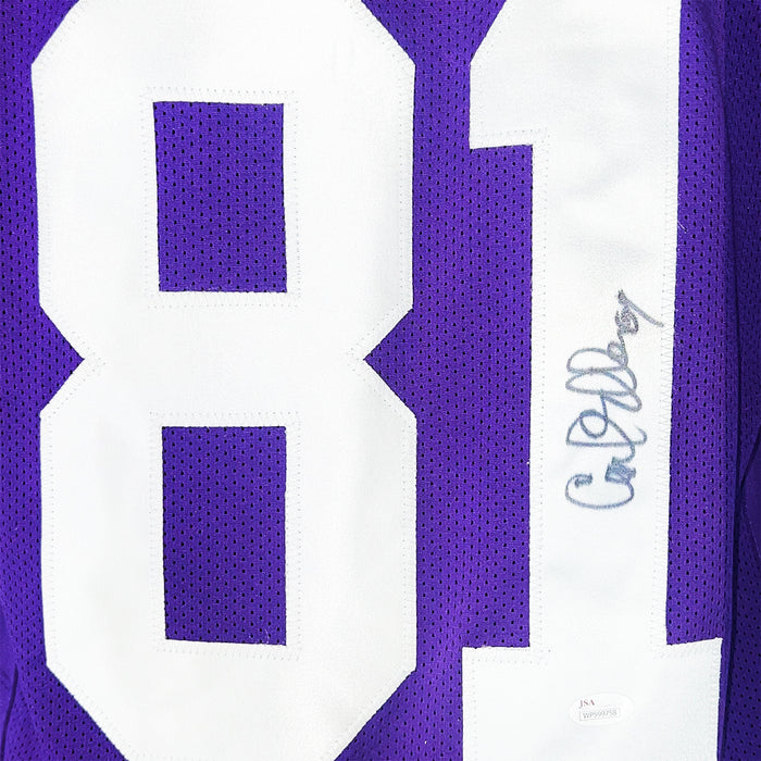 Carl Eller Signed HOF 04 Inscription Minnesota Purple Football Jersey (JSA)