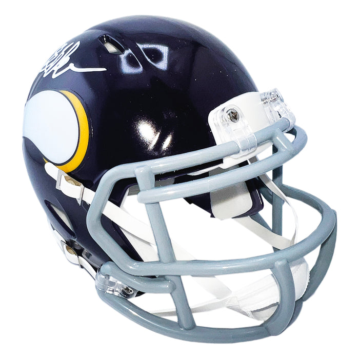 Carl Eller Signed Minnesota Vikings Throwback 61-79 Speed Mini Football Helmet (Beckett)