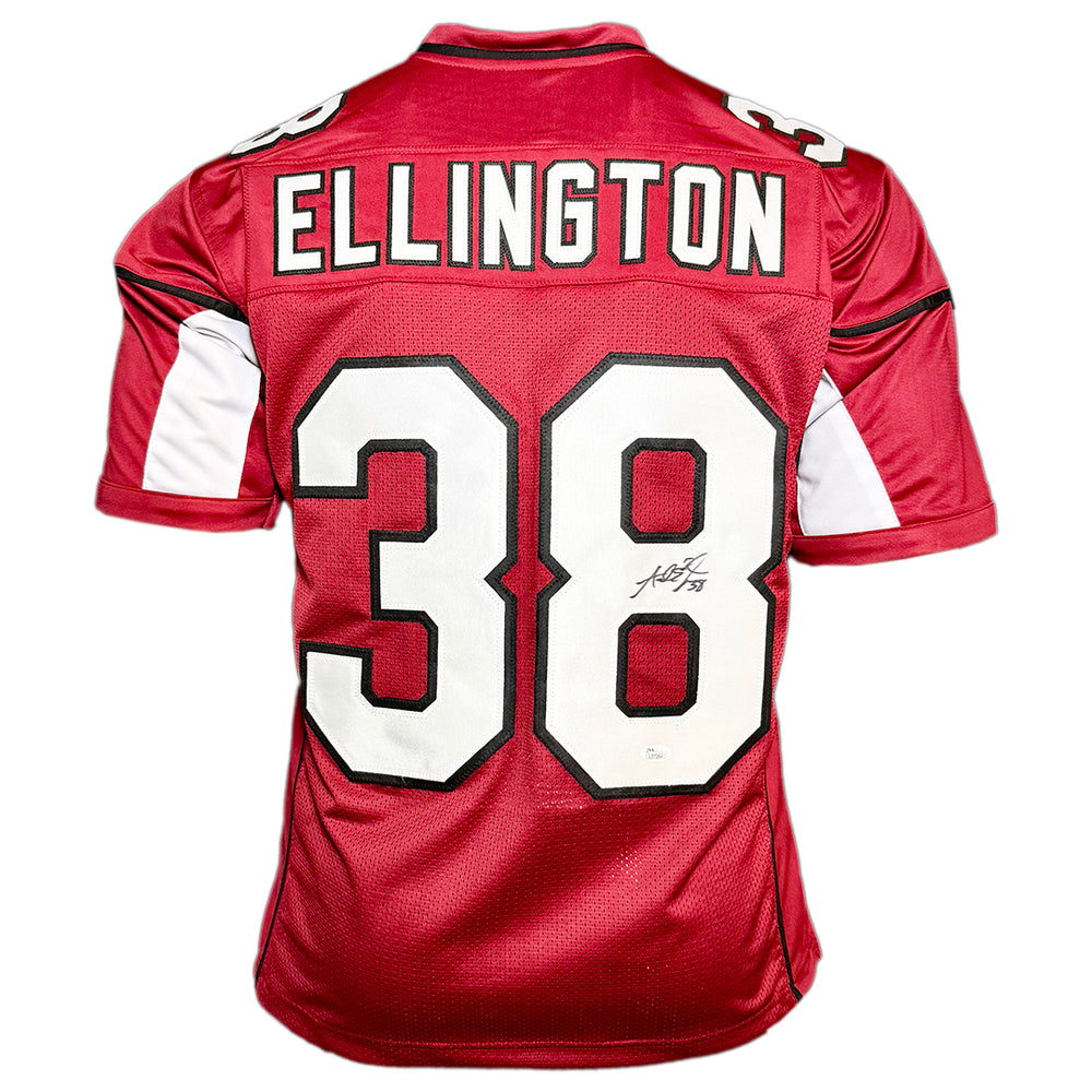 Andre Ellington Signed Arizona Red Football Jersey (JSA)