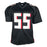 Kaden Elliss Signed John 3:16 Inscription Atlanta Black Football Jersey (Beckett)