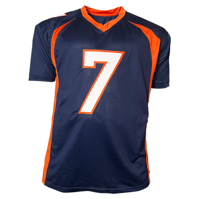John Elway Signed Denver Navy Football Jersey (Beckett)