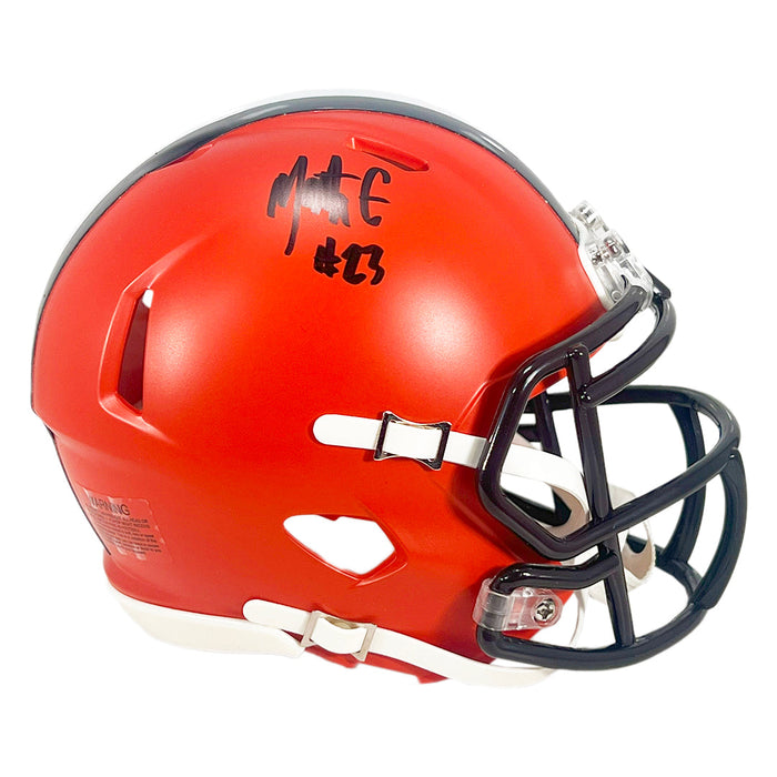 browns football helmets Martin Emerson Jr Signed Cleveland Browns Speed Mini Football Helmet ( — RSA