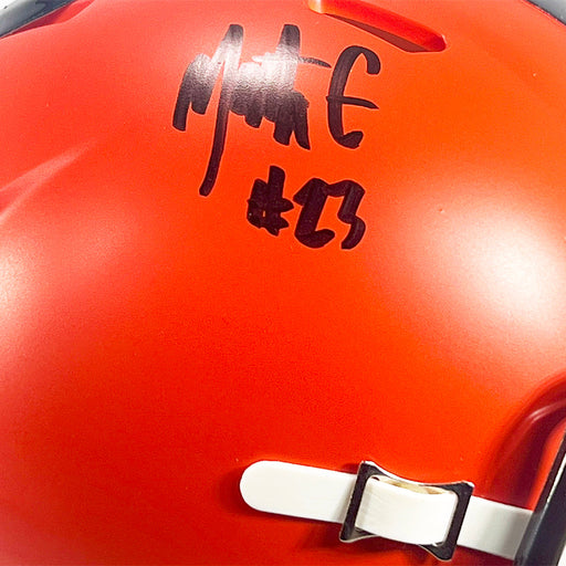 Martin Emerson Jr Signed Cleveland Browns Speed Mini Football Helmet (JSA)