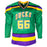 Emilio Estevez Signed Gordon Bombay Mighty Ducks Green Hockey Jersey (JSA)