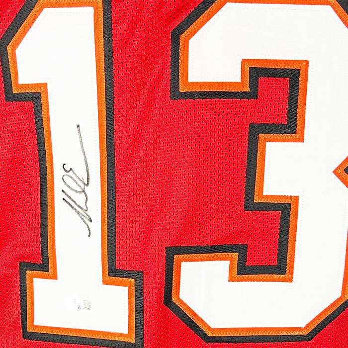 Mike Evans Signed Tampa Bay Pro Red Football Jersey (Beckett)