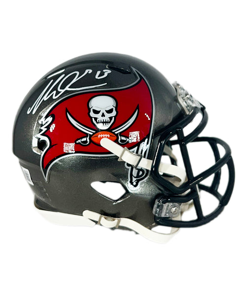 Mike Evans Signed Tampa Bay Buccaneers Speed Mini Football Helmet (Beckett)