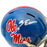 Zach Evans Signed Ole Miss Rebels Speed Mini Football Helmet (JSA)