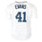 Darrell Evans Signed 2223 Hits 414 HR's 1984 WS Champs Inscription Detroit White Baseball Jersey (Beckett)