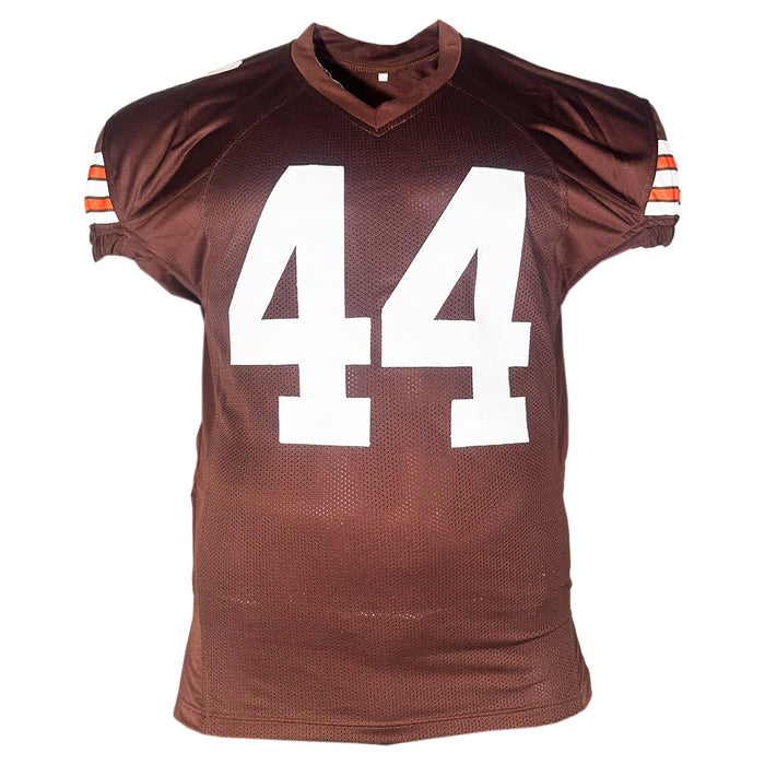 Harold Fannin Jr Signed Cleveland Brown Game Style Football Jersey (JSA)