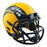 Marshall Faulk Signed Los Angeles Rams Rave Mini Football Helmet (Beckett)