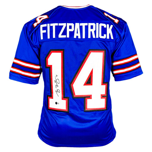 Ryan Fitzpatrick Signed Buffalo Blue Football Jersey (Beckett)
