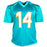 Ryan Fitzpatrick Signed Miami Teal Football Jersey (Beckett)