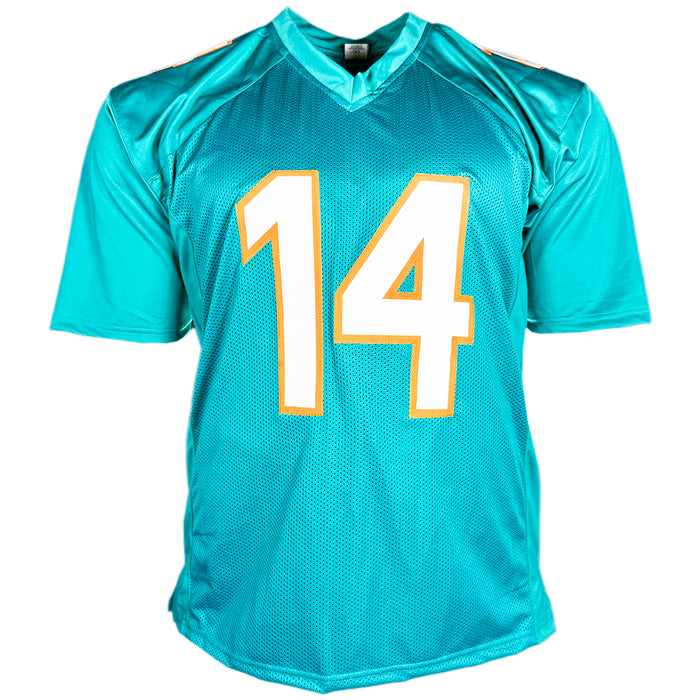 Ryan Fitzpatrick Signed Miami Teal Football Jersey (Beckett)