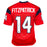 Ryan Fitzpatrick Signed Houston Red Football Jersey (Beckett)