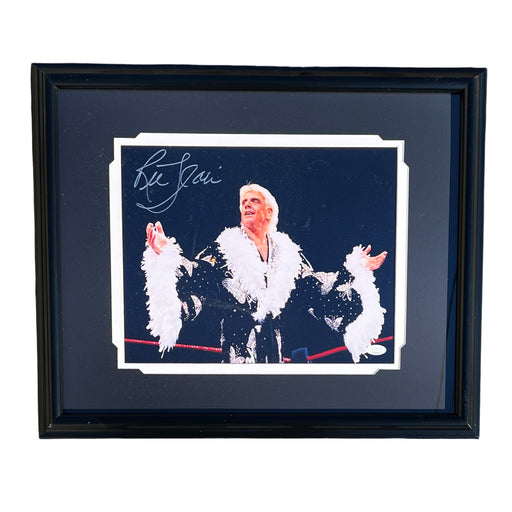 Ric Flair Signed Pose 3 Wrestling Framed 11x14 Photo (JSA)