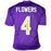 Zay Flowers Signed Baltimore Color Rush Football Jersey (Beckett)