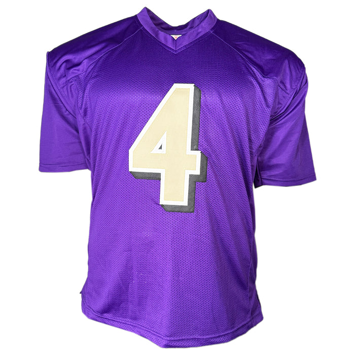 Zay Flowers Signed Baltimore Color Rush Football Jersey (Beckett)