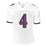 Zay Flowers Signed Baltimore White Football Jersey (JSA)