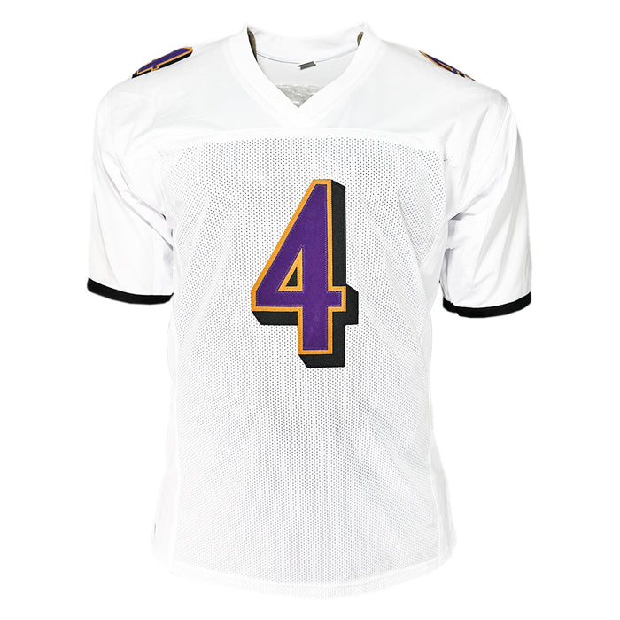 Zay Flowers Signed Baltimore White Football Jersey (JSA)