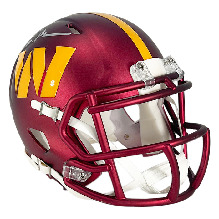 Emmanuel Forbes Signed Washington Commanders Speed Mini Football Helmet (JSA)