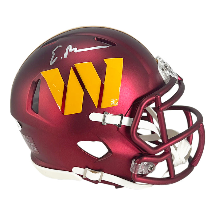 Emmanuel Forbes Signed Washington Commanders Speed Mini Football Helmet (JSA)